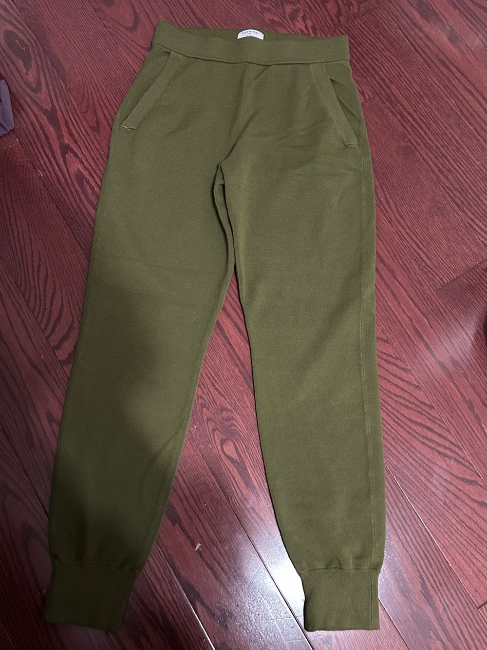 Olive Green Babaton Jogger Pants